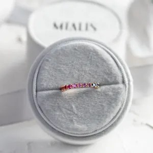 Rainbow sapphire ring MOSAIC Thumbnail