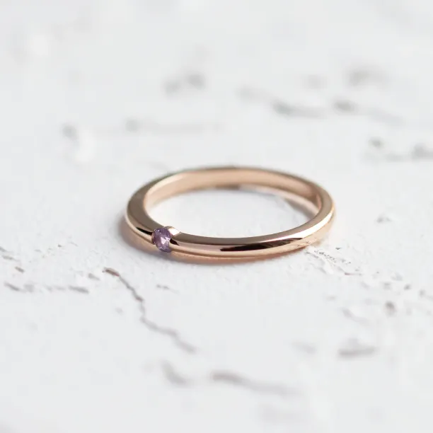 Lavender sapphire ring HAIMEE Image