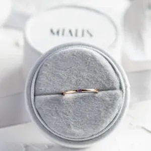 Lavender sapphire ring HAIMEE Thumbnail