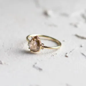 Salt and pepper diamond cluster ring SELMA Thumbnail