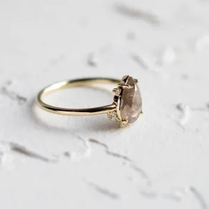 Salt and pepper diamond cluster ring SELMA Thumbnail