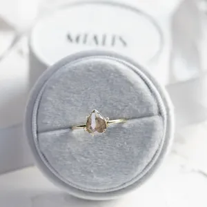 Salt and pepper diamond cluster ring SELMA Thumbnail