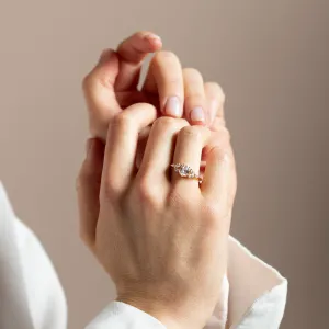 Unique lab-grown diamond engagement ring CAIRA Thumbnail