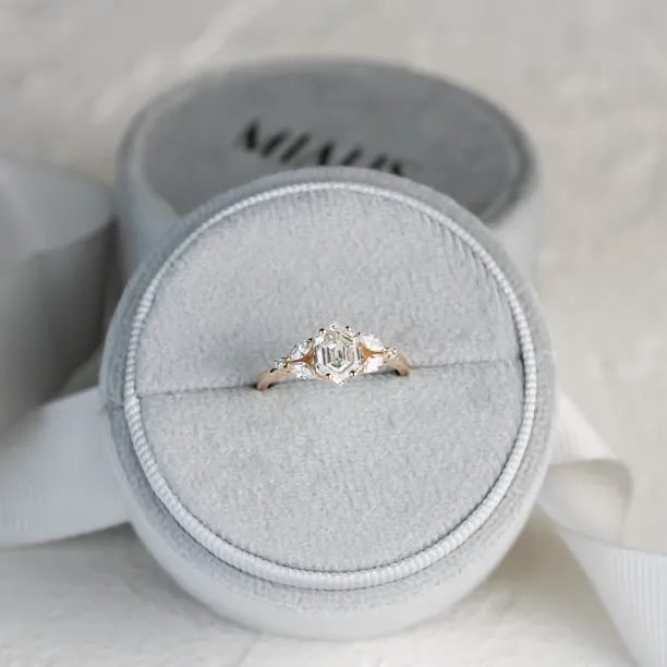 Unique lab-grown diamond engagement ring CAIRA Image