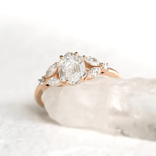 Unique lab-grown diamond engagement ring CAIRA Image