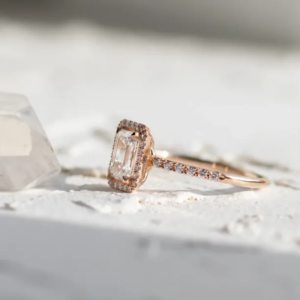Luxury lab-grown diamond engagement ring CELESTE Image