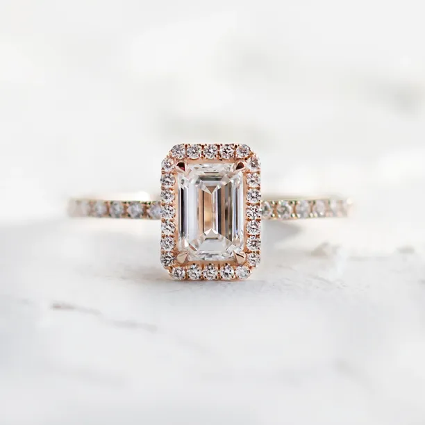 Luxury lab-grown diamond engagement ring CELESTE Image