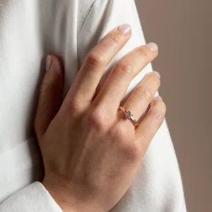 Twig moissanite engagement ring DREMIE