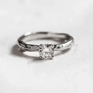 Twig moissanite engagement ring DREMIE Thumbnail