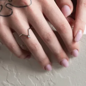 Set of three gold rings with classic and salt and pepper diamonds DIVINE Thumbnail