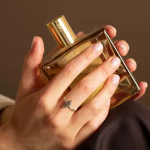 Kite salt and pepper diamond engagement ring KYLEEN Thumbnail