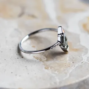 Kite salt and pepper diamond engagement ring KYLEEN Thumbnail