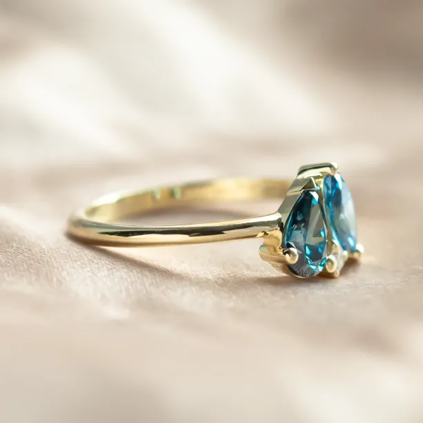 Toi et moi lab-grown diamond ring CARMELA Image