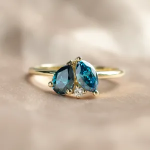 Toi et moi lab-grown diamond ring CARMELA