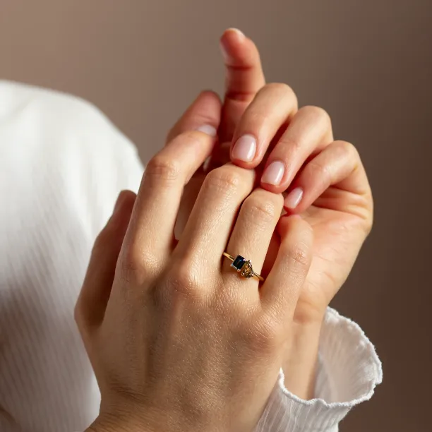 Toi et Moi lab grown diamond ring DOLORES Image