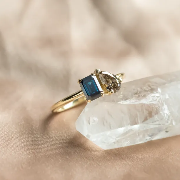 Toi et Moi lab grown diamond ring DOLORES Image