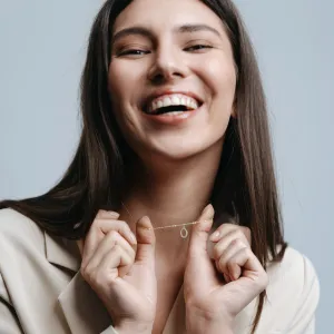 Marquise lab-grown diamond necklace HAILEY Thumbnail