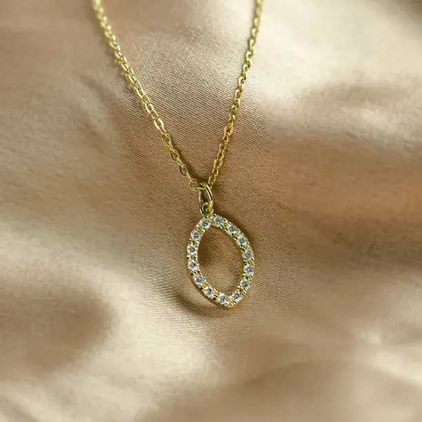 Marquise lab-grown diamond necklace HAILEY Image