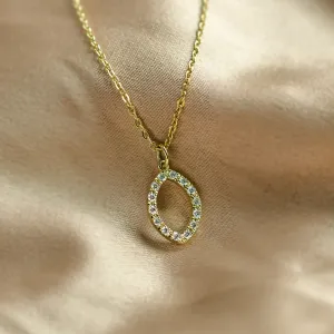Marquise lab-grown diamond necklace HAILEY Thumbnail