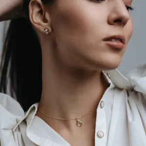 Gold kite necklace CLAUDIA