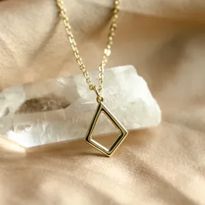 Gold kite necklace CLAUDIA Thumbnail