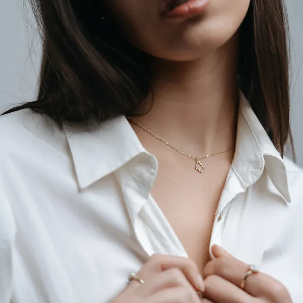 Gold kite necklace CLAUDIA Image