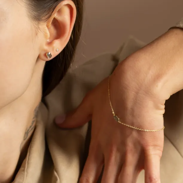 Salt and pepper diamond bracelet NAYA Image