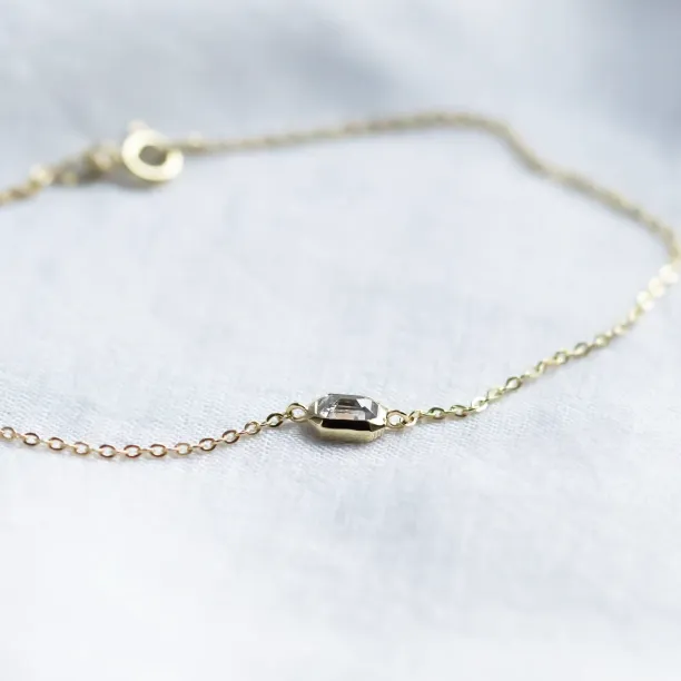 Salt and pepper diamond bracelet NAYA Image