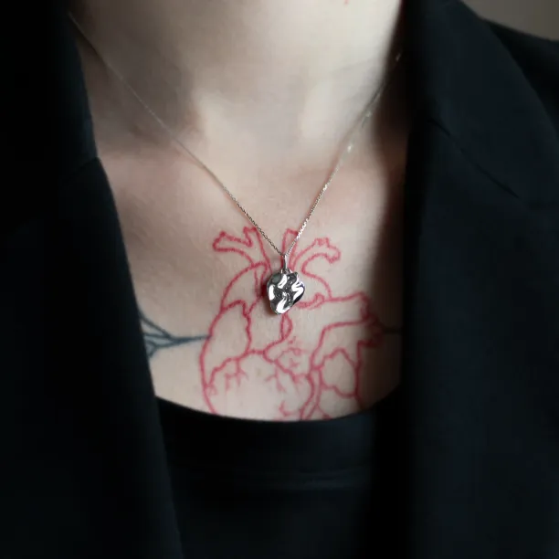 Earrings and necklace set HEARTBEAT Image