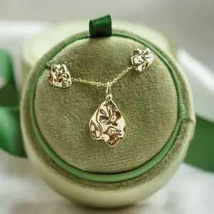 Earrings and necklace set HEARTBEAT Thumbnail