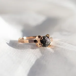Gray diamond engagement ring INES Thumbnail