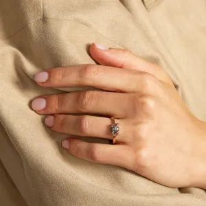 Gray diamond engagement ring INES Thumbnail