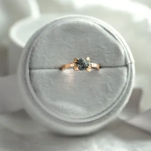 Gray diamond engagement ring INES Thumbnail