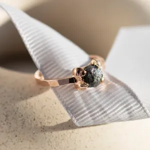 Gray diamond engagement ring INES Thumbnail