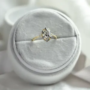 Lab-grown salt and pepper diamond ring PAULI Thumbnail