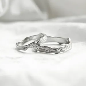 Twig wedding bands TRISHA Thumbnail