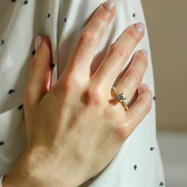 Luxury lab grown diamond engagement ring ARABELLA Image