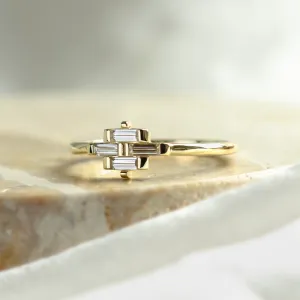 Baguette cut moissanite ring VANE Thumbnail