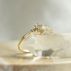 Baguette cut moissanite ring VANE Thumbnail