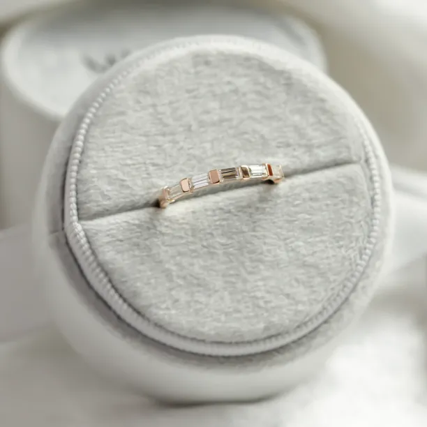 Stackable moissanite ring VANNES Image