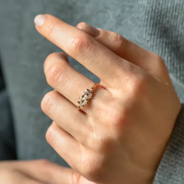 Baguette moissanite ring VANCE Image