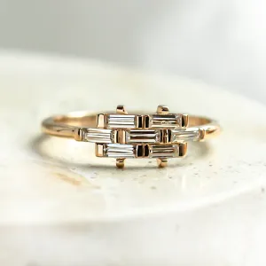 Baguette moissanite ring VANCE Thumbnail