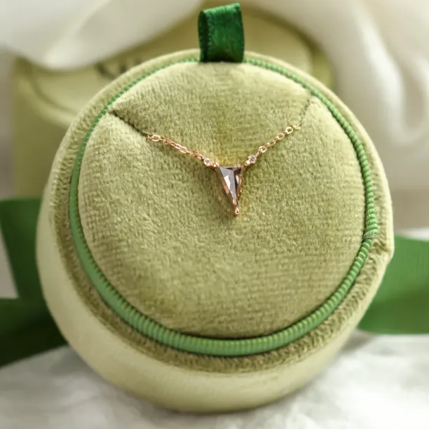 Lab grown brown diamond necklace TIM Image