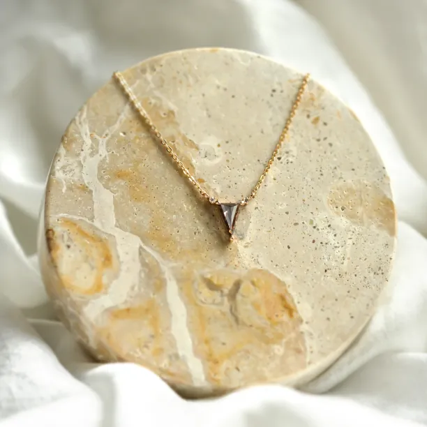 Lab grown brown diamond necklace TIM Image