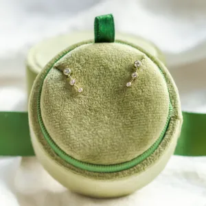 Minimalist diamond earrings MARIAN Thumbnail