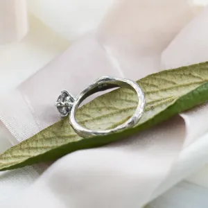 Rutile quartz engagement ring DREMAL Thumbnail