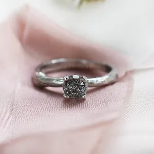 Rutile quartz engagement ring DREMAL Thumbnail