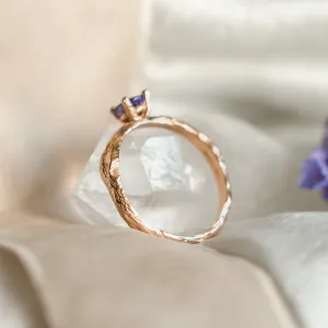 Tanzanite gold tree branch ring DREMIS Thumbnail