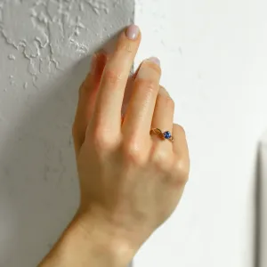 Tanzanite gold ring QUEENA Thumbnail