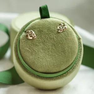 Unique gold heartshaped earrings CHÉRIE Thumbnail